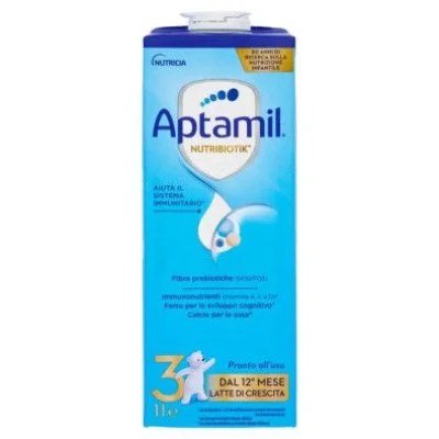 Aptamil Nutribiotik 3 Latte di Crescita Liquido Lt.1