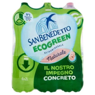 San Benedetto Acqua Minerale Naturale Fonte del Pollino Ecogreen Lt.2