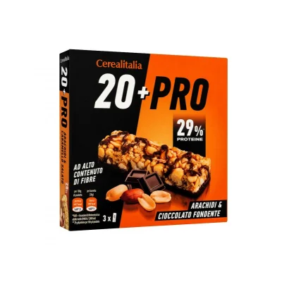 Cerealitalia Bars 20 Pro 99gr Chocolate Dark (3 pcs)