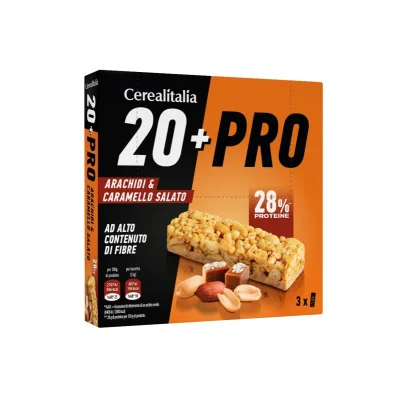 Cerealitalia Bars 20 Pro 99gr Salted Caramel (3 pcs)