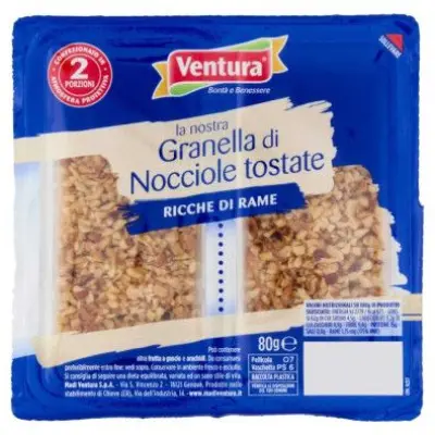Ventura Granella Nocciole Gr.50X2