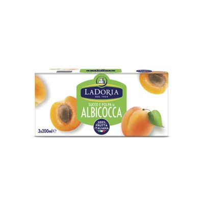 La Doria Juice 3x200ml Apricot