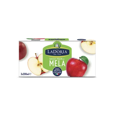 La Doria Juice 3x200ml Apple