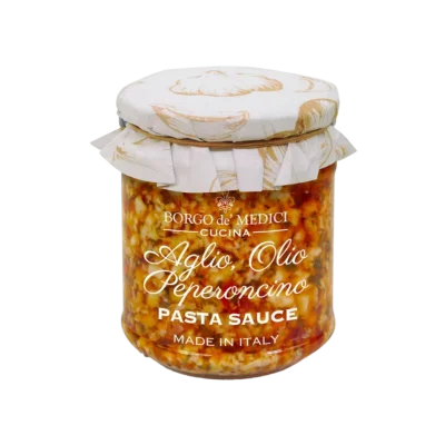 Borgo de' Medici - Garlic, Oil and Chili Pasta Sauce 180g - AS03635
