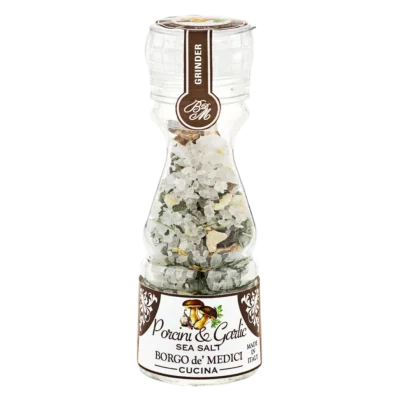 Borgo de' Medici - Porcini & Garlic Sea Salt With Mini Grinder 80g - AS03673