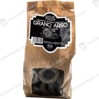 Naturpuglia Taralli Grano Arso Gr.200