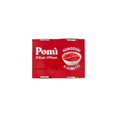 Pomì 2x400gr Pulp Cubes Tin