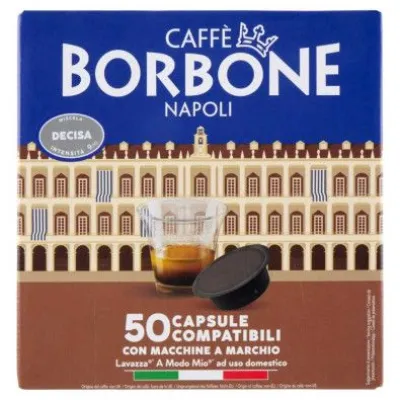 Caffè Borbone Miscela Decisa Capsule Compatibili Lavazza A modo Mio 50 x Gr.7,2