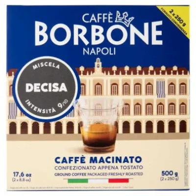 Caffè Borbone Miscela Decisa Caffè Macinato 2 x Gr.250