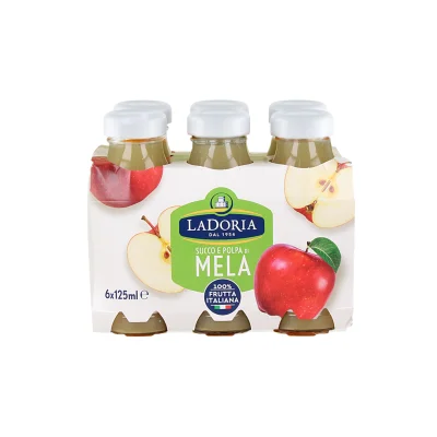 La Doria Juice 6x125ml Apple