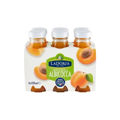La Doria Juice 6x125ml Apricot