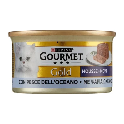 Purina Gourmet Gold Mousse Ocean Fish 24x85g