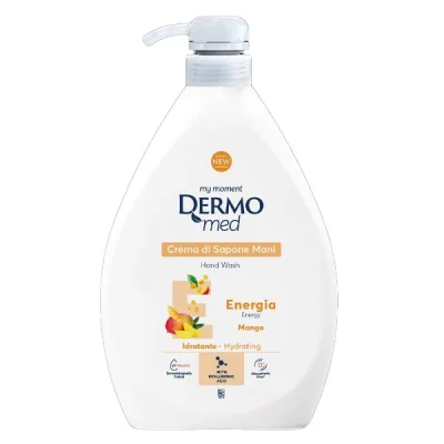 DERMOMED LIQUID HAND SOAP 1lt MANGO ENERGIA