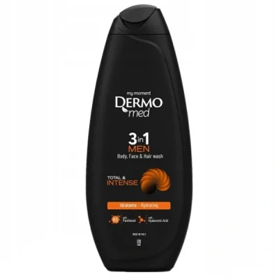 DERMOMED SHOWER GEL MEN 3in1 450ml TOTAL INTENSE