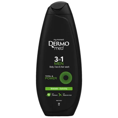 DERMOMED SHOWER GEL MEN 3in1 450ml TOTAL POWER