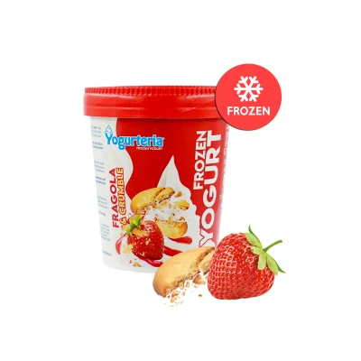 Yogurteria Frozen 250gr Yogurt Strawberry Crumble