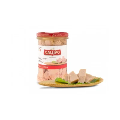 Callipo Slices Tuna Olive Oil 300gr in Glass