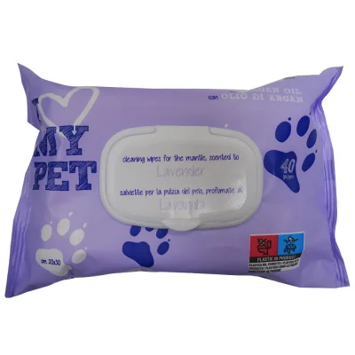 I love my pet wipes for pets 40 u. Pop-up lavender.