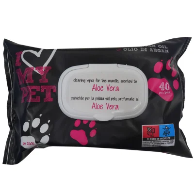 I love my pet wipes for pets 40 u. Pop-up aloe vera.