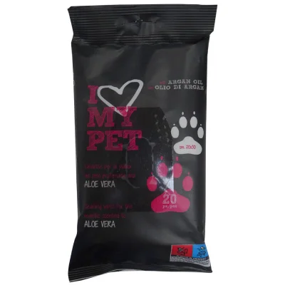 I love my pet wipes for pets 20 u. Aloe vera.