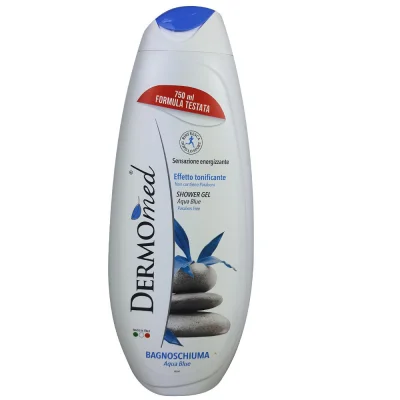 Dermomed bath gel 750 ml. Acqua blue.