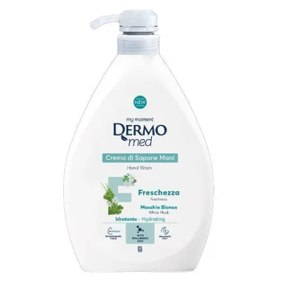 DERMOMED LIQUID HAND SOAP 1lt WHITE MUSK FRESCHEZZA