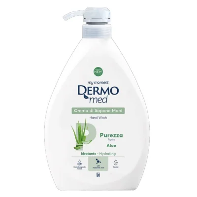 DERMOMED LIQUID HAND SOAP 1lt ALOE PUREZZA