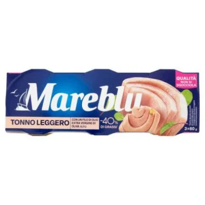 Mareblu Tonno Leggero all'Olio d'Oliva Gr.60 Pz.3