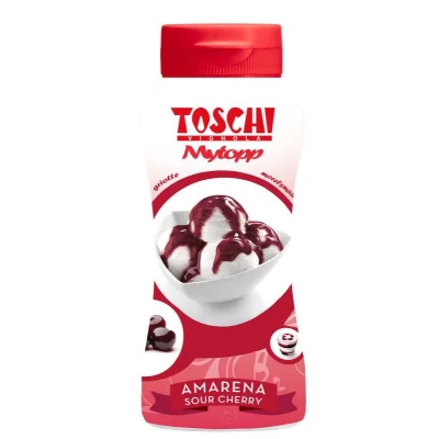 Gino Toschi Topping Squeeze 200gr Black Cherry