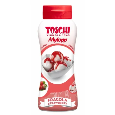 Gino Toschi Topping Squeeze 200gr Strawberry