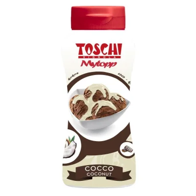 Gino Toschi Topping Squeeze 200gr Coconut