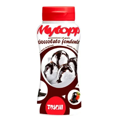 Gino Toschi Topping Squeeze 200gr Dark Chocolate