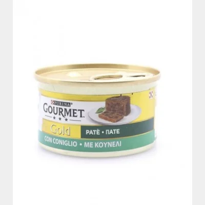 GOURMET GOLD CAT FOOD RABBIT PATE 85gr