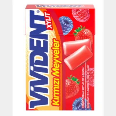 Vivident Xylit Red Fruits Gum  22 gr