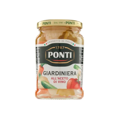 Ponti Giardiniera 290gr in Vinegar
