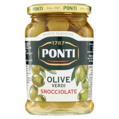 Ponti Olive Verdi Snocciolate Gr.290