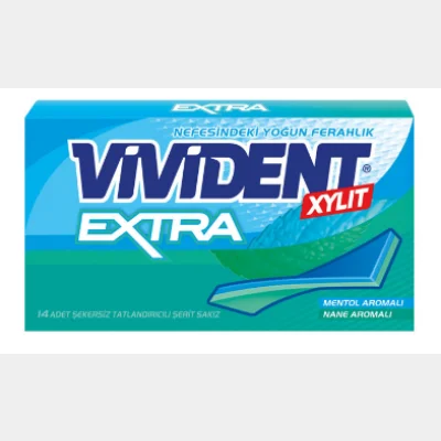 Vivident Extra Mint Gum  26 gr