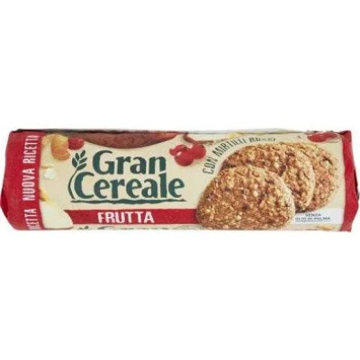 Gran Cereale Frutta Biscotti con Mirtilli Mele e Nocciole Gr.250