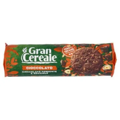 Gran Cereale Biscotti con Cioccolato Fondente e Nocciole Gr.230