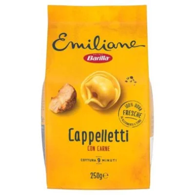 Barilla Emiliane Cappelletti all'Uovo con Carne Gr.250
