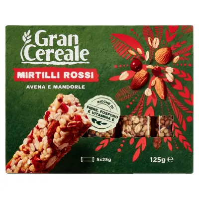 Gran Cereale Cranberry Cereal Bars 125g