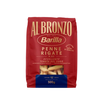 Barilla PASTA ALBRONZO 500G PENNE RIGATE N.352 /18