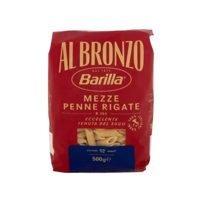 Barilla Pasta Bronzo N°354 Mezze Penne Rigate 500gr