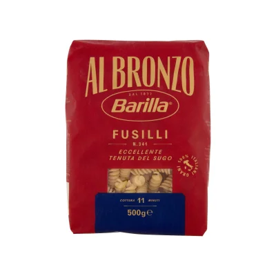 Barilla Pasta Bronzo N°341 Fusilli 500gr