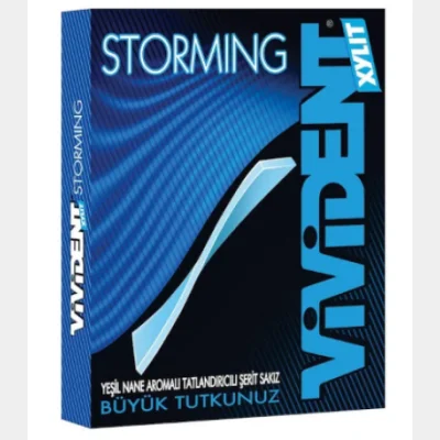 Vivident Storming Green Mint Gum  33 gr