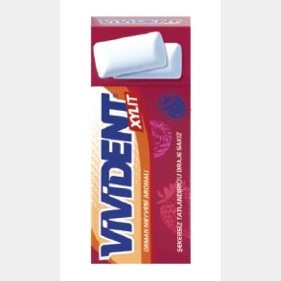 Vivident Xylit Forest Fruit Gum  12.6 gr
