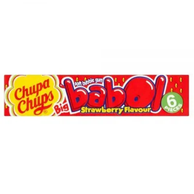 Chupa Chups Bubble Gum Strawberry 27.6g