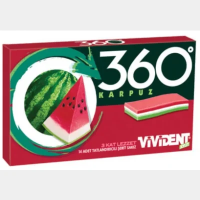 Vivident 360 Watermelon Gum  33 gr