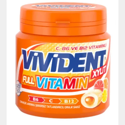 Vivident Full Vitamin Citrus Gum  90 gr