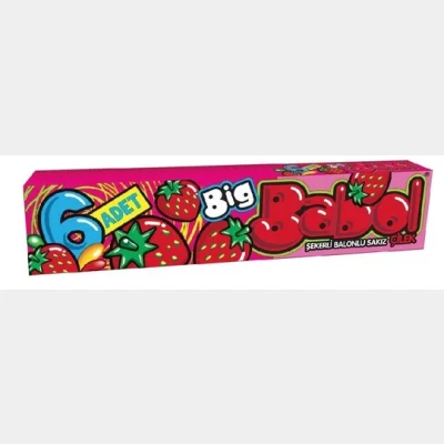 Big Babol Stick Strawberry Gum  25 gr
